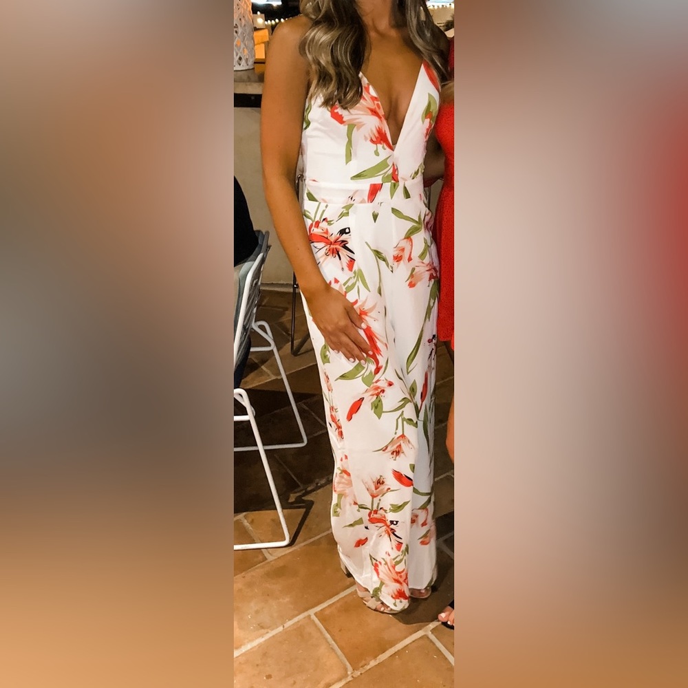 Superdown Floral Jumpsuit